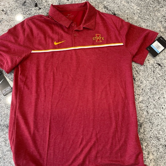 NWT Nike Iowa State Cyclones Men’s Golf Shirt Polo - Medium - Picture 1 of 1